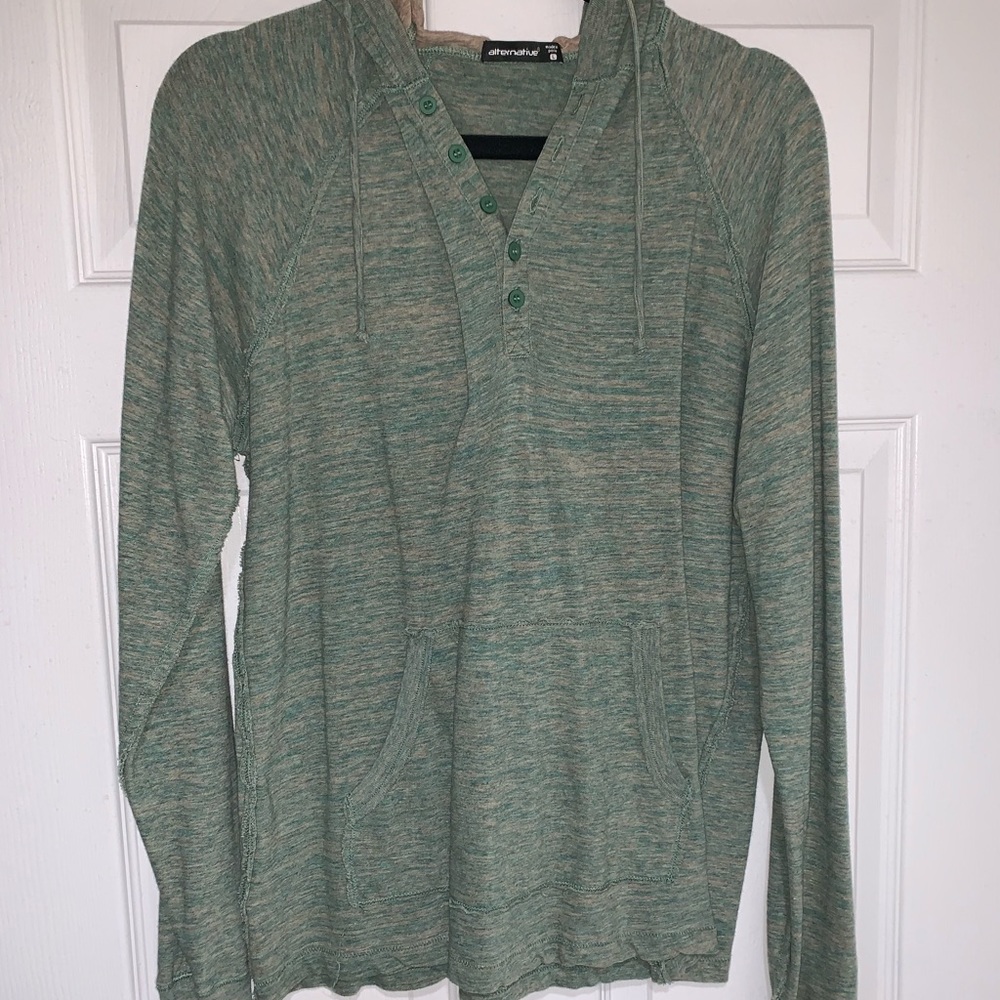 Alternative Lightweight Hooded Henley